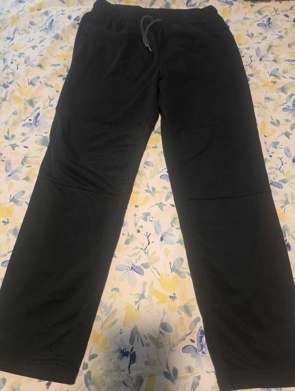 Cat & Jack Boys Track Pants Black Large 12/14 Husky Drawstring Polyester